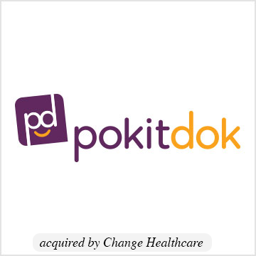 PokitDok logo, acquired by Change Healthcare