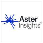 The logo of Aster Insights, formerly known as M2GEN.