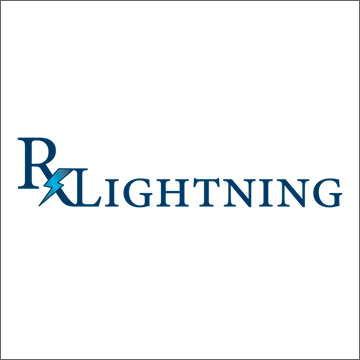 RxLightning logo tile